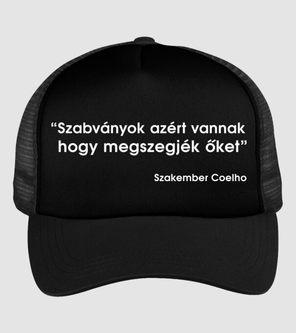  minta fekete pólón