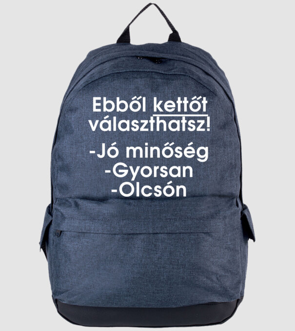  minta farmerkék pólón