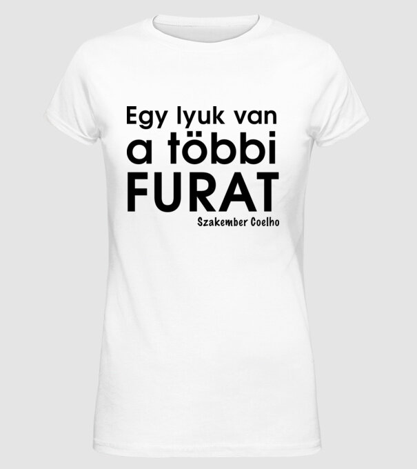 minta fehér pólón