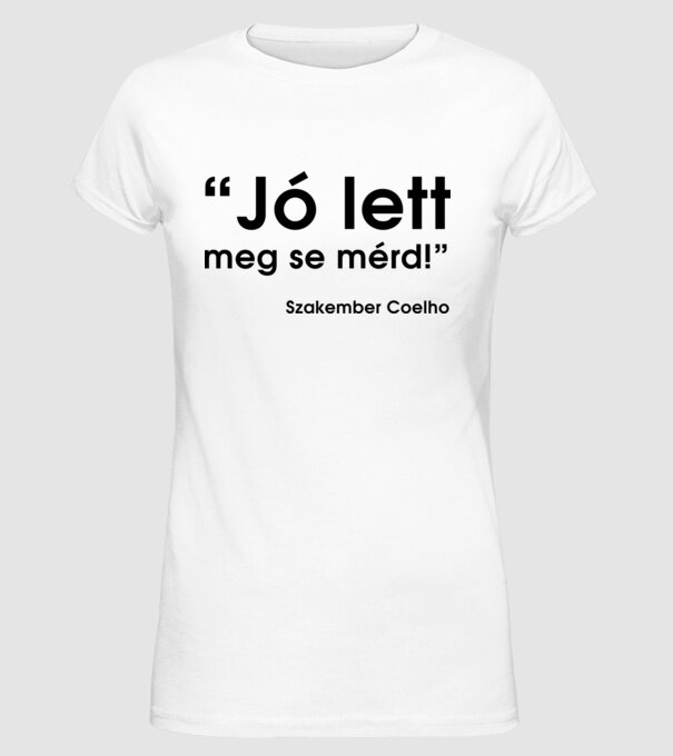 minta fehér pólón