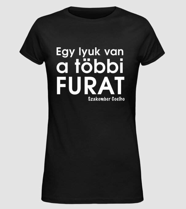  minta fekete pólón
