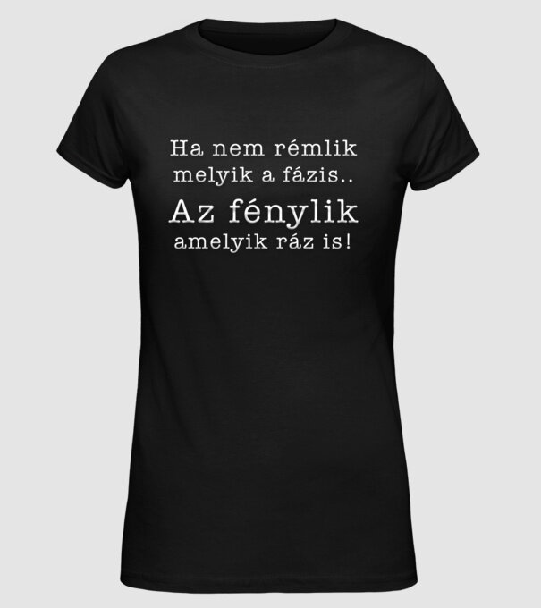  minta fekete pólón