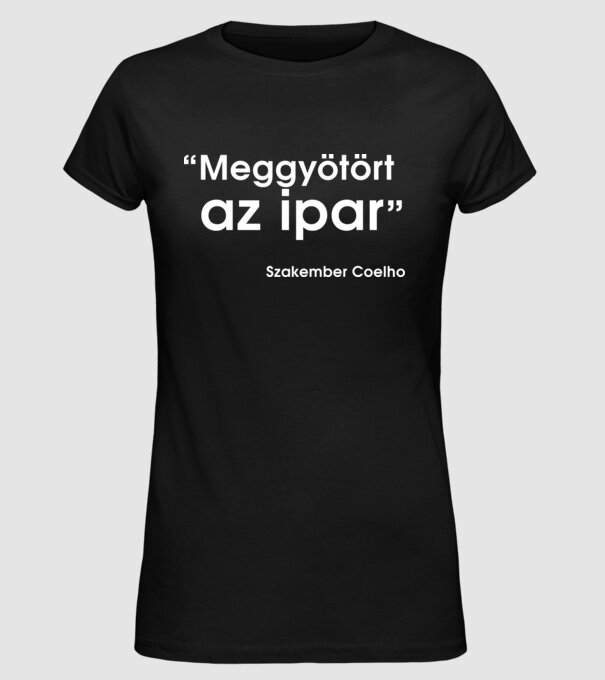  minta fekete pólón