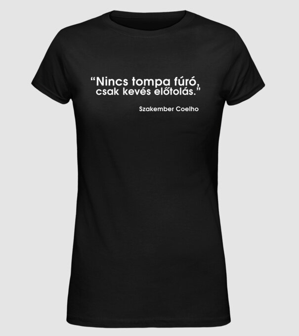  minta fekete pólón