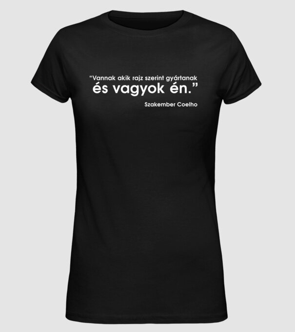  minta fekete pólón