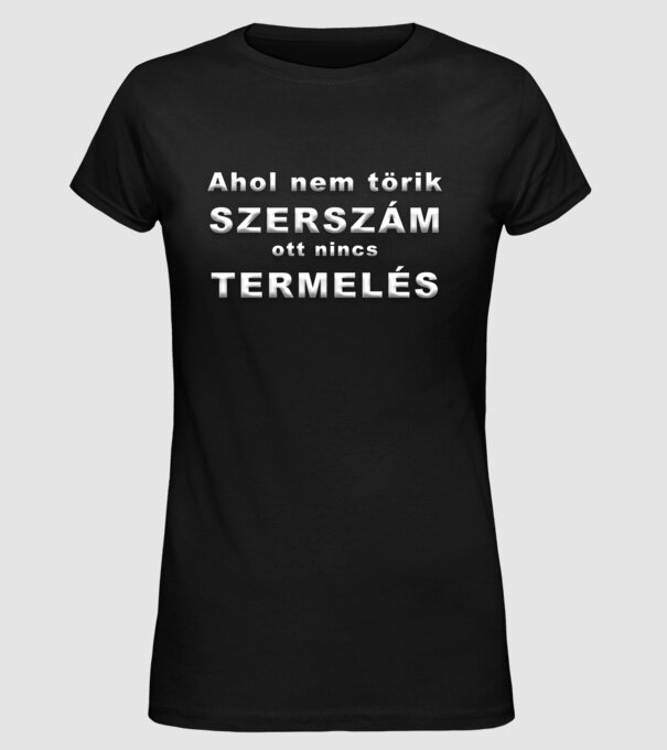  minta fekete pólón