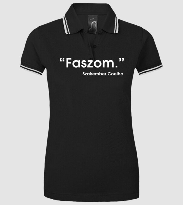  minta fekete pólón