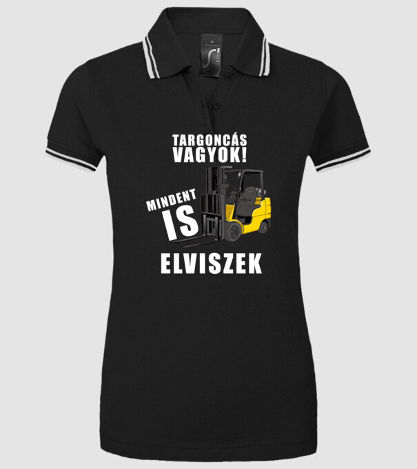  minta fekete pólón