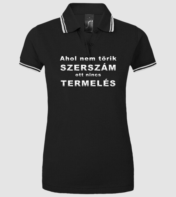  minta fekete pólón