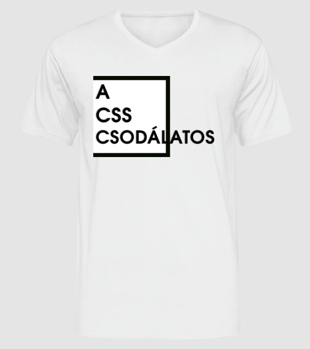  minta fehér pólón