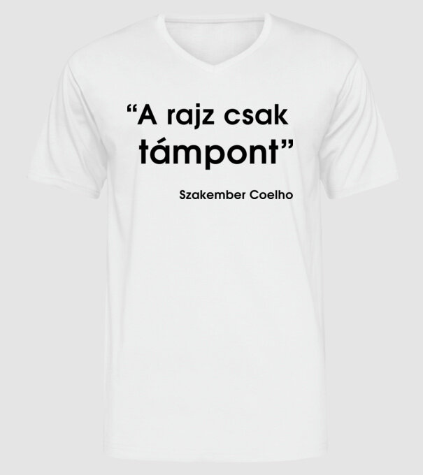  minta fehér pólón