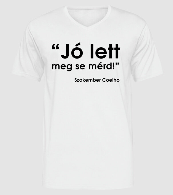  minta fehér pólón