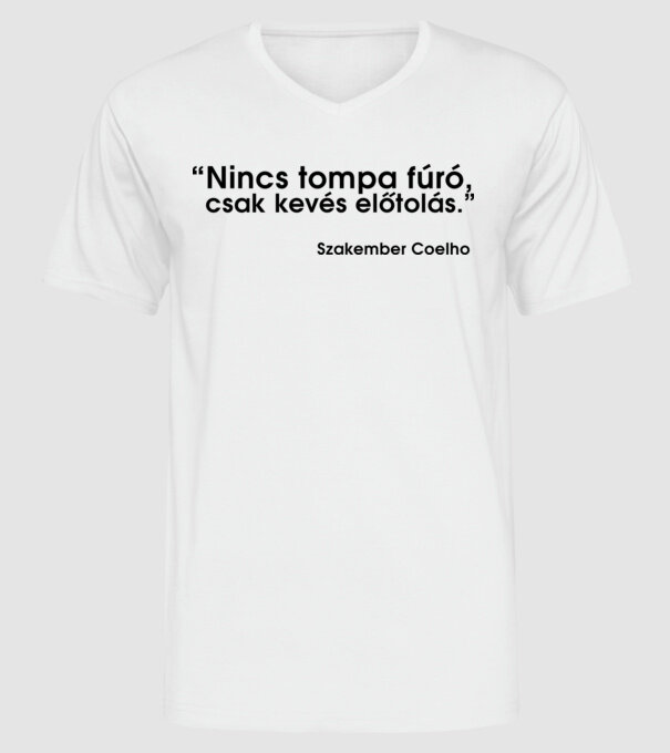  minta fehér pólón