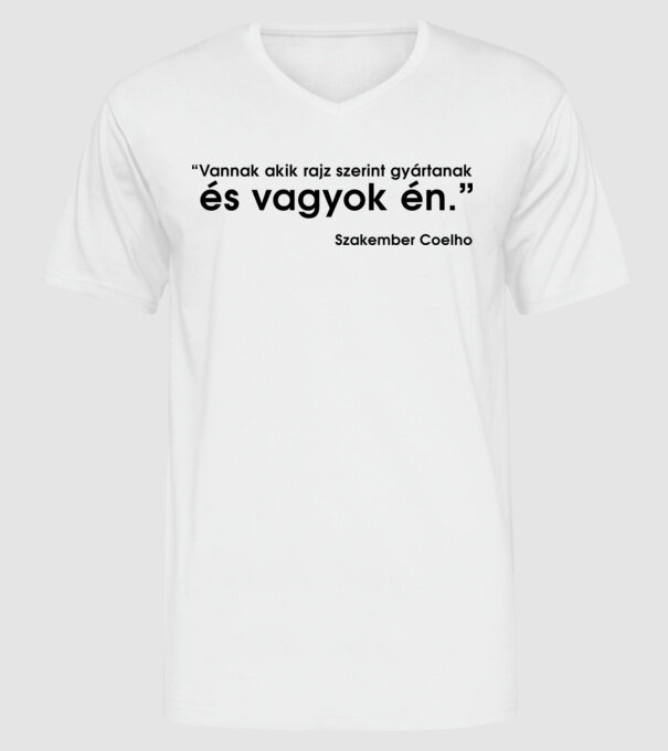  minta fehér pólón
