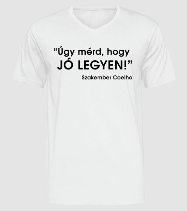  minta fehér pólón