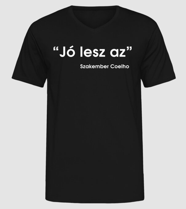  minta fekete pólón