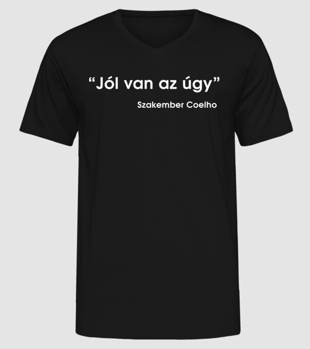  minta fekete pólón