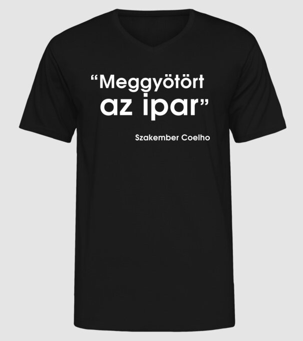  minta fekete pólón