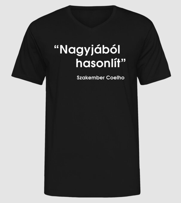  minta fekete pólón