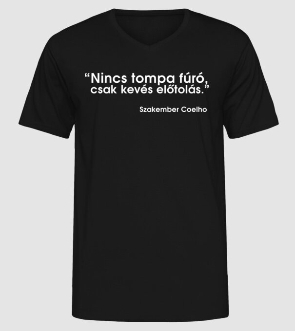  minta fekete pólón