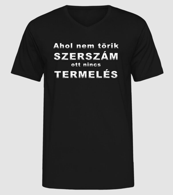  minta fekete pólón