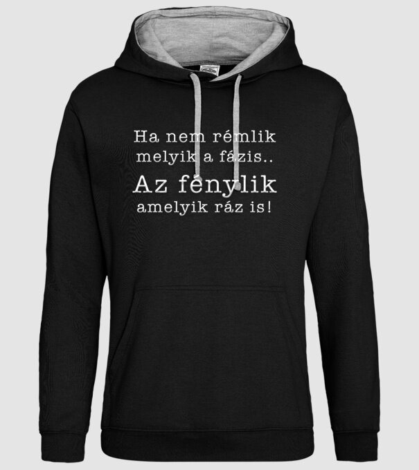  minta fekete pólón