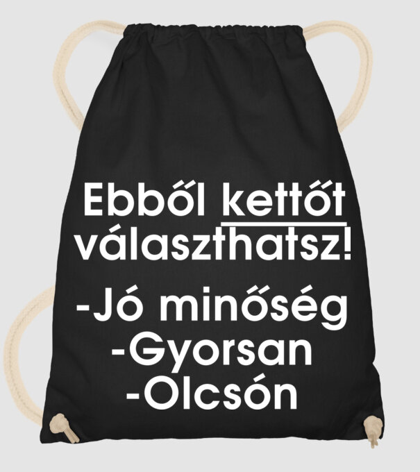  minta fekete pólón