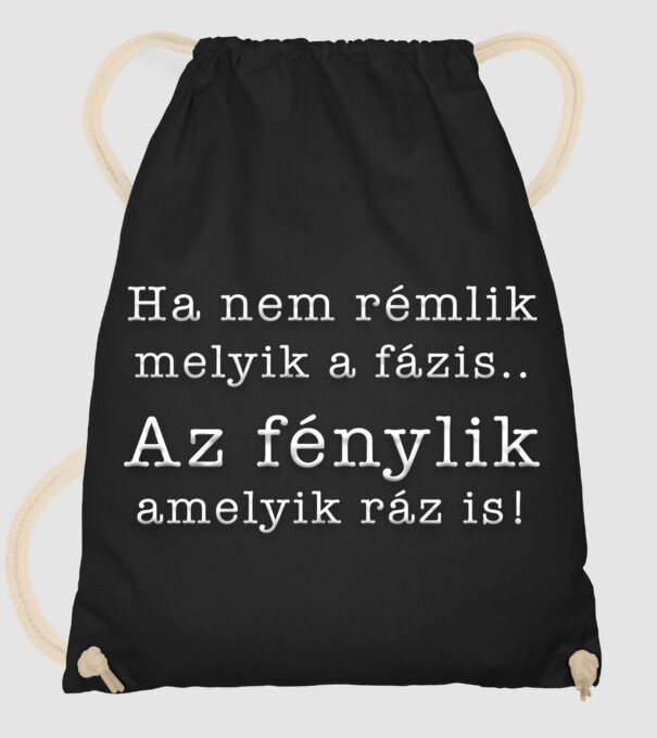  minta fekete pólón