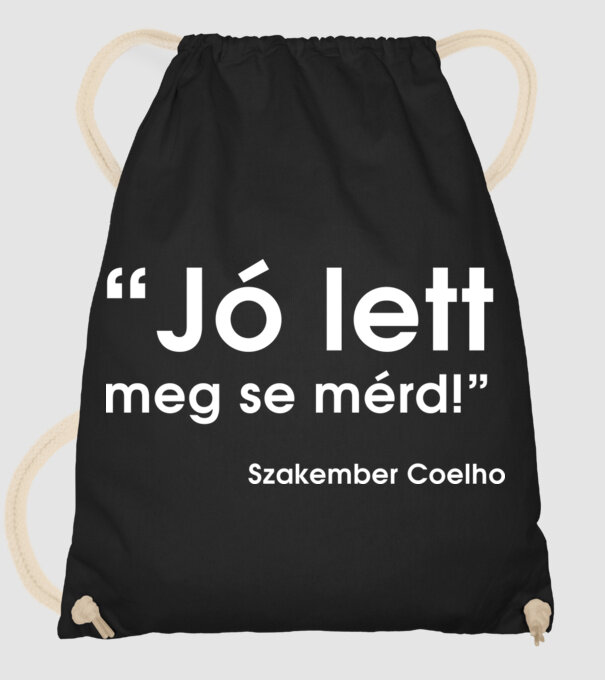  minta fekete pólón