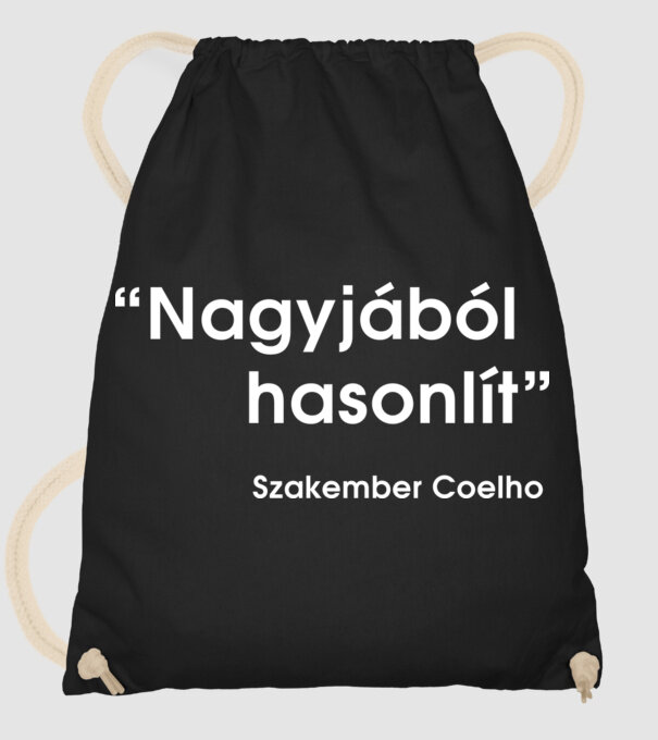  minta fekete pólón