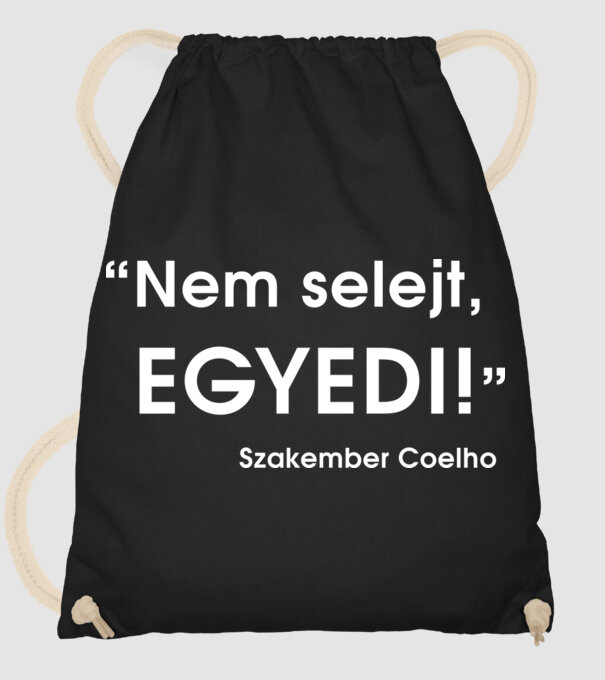  minta fekete pólón