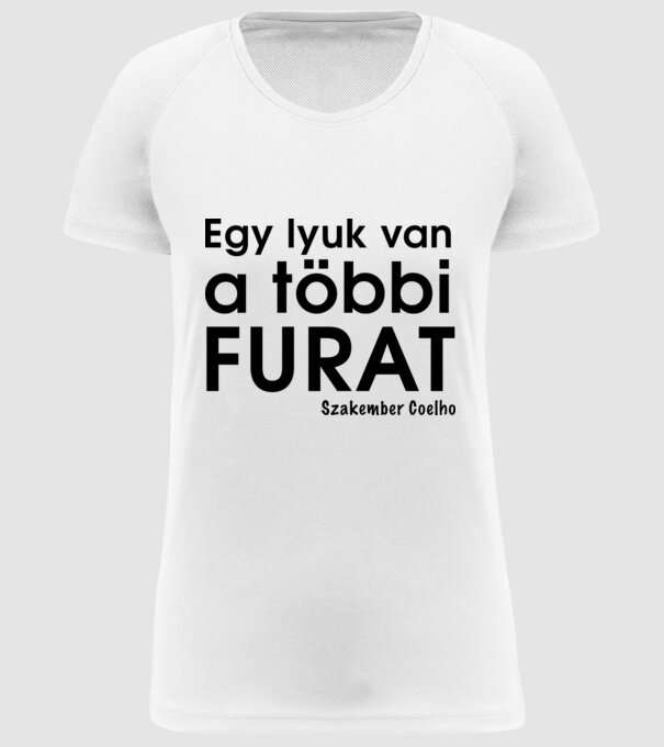  minta fehér pólón