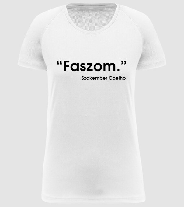  minta fehér pólón