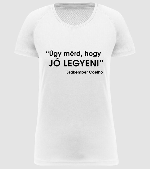  minta fehér pólón