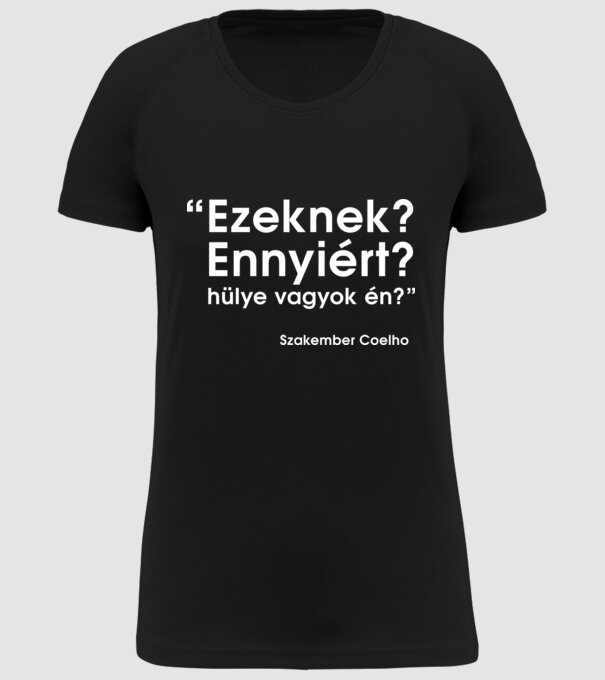  minta fekete pólón