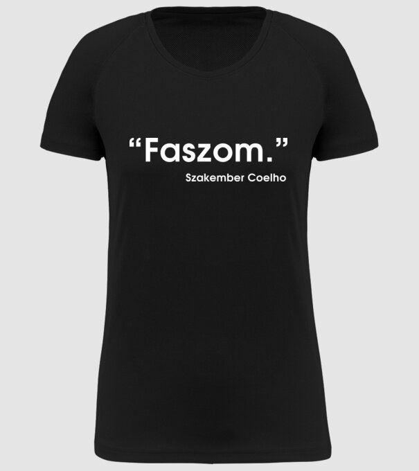  minta fekete pólón