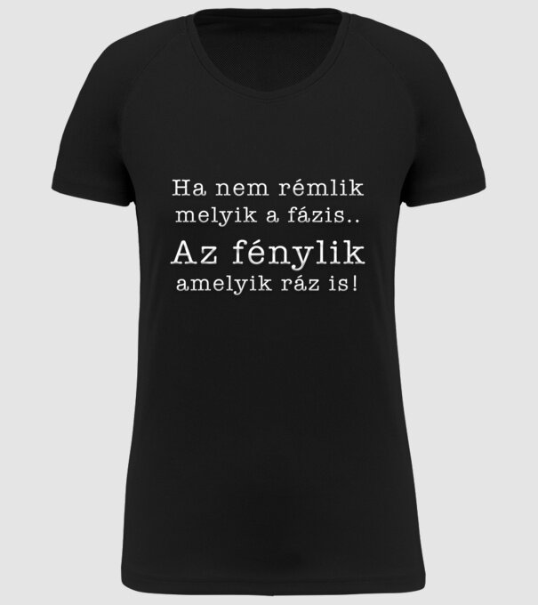  minta fekete pólón