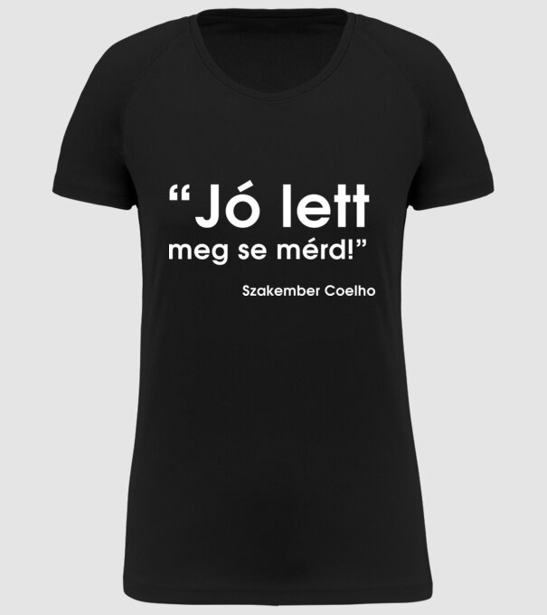  minta fekete pólón