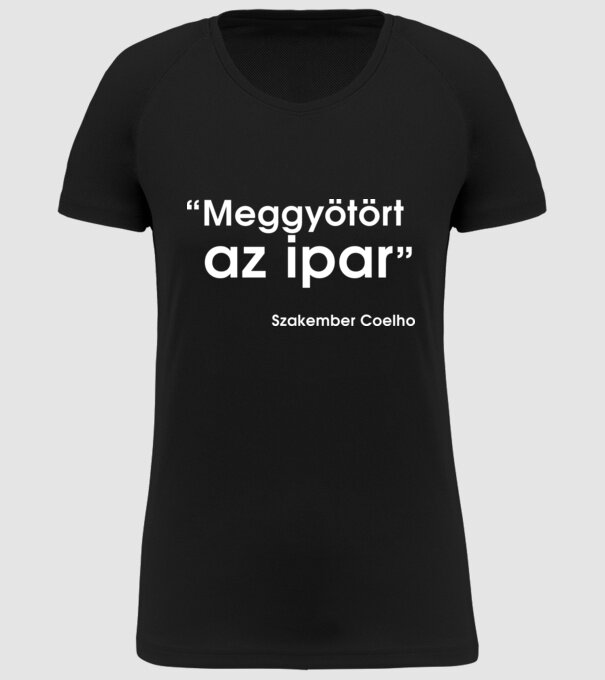  minta fekete pólón