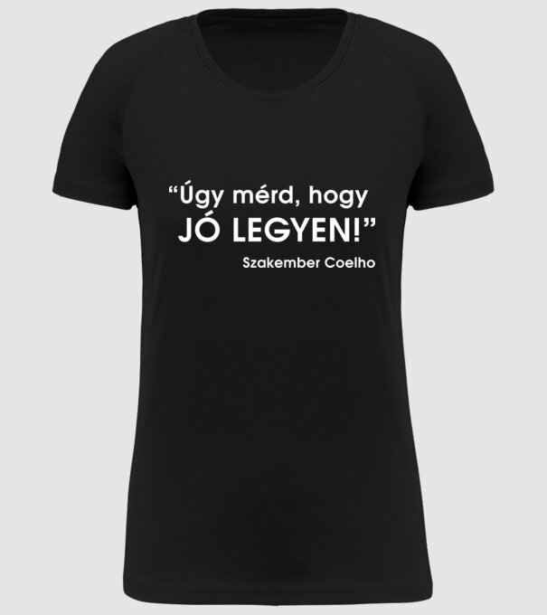  minta fekete pólón