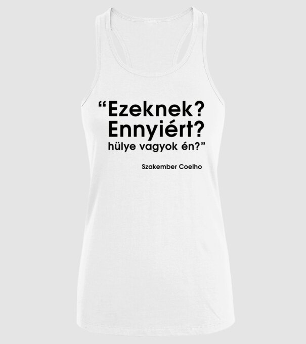  minta fehér pólón