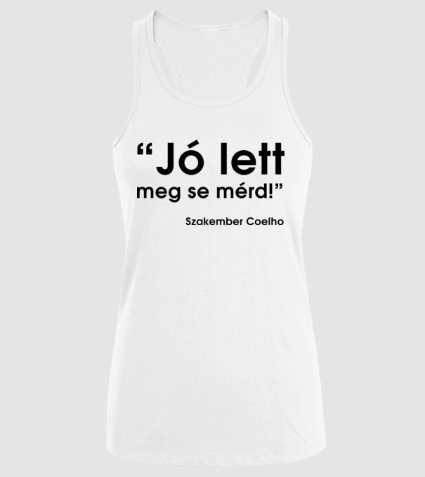  minta fehér pólón