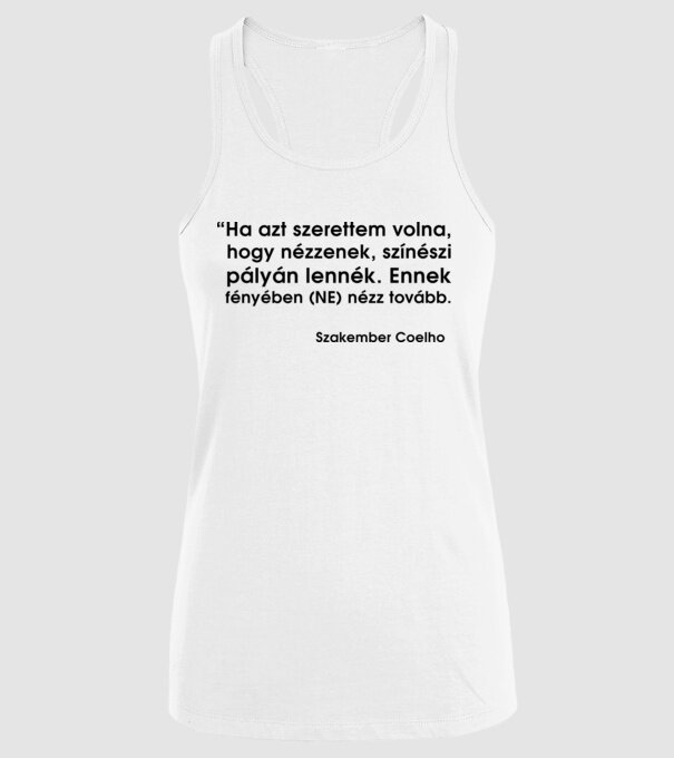  minta fehér pólón