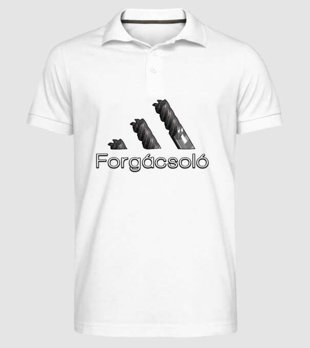  minta fehér pólón