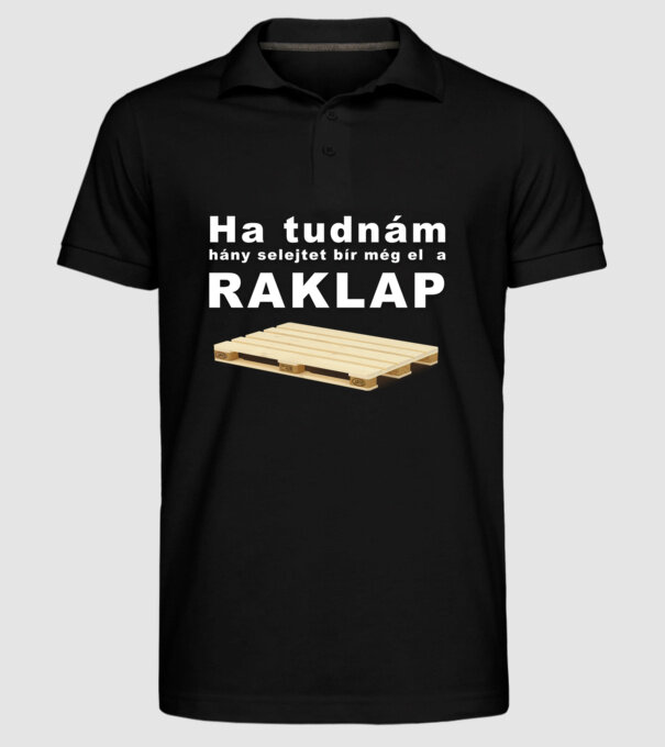  minta fekete pólón