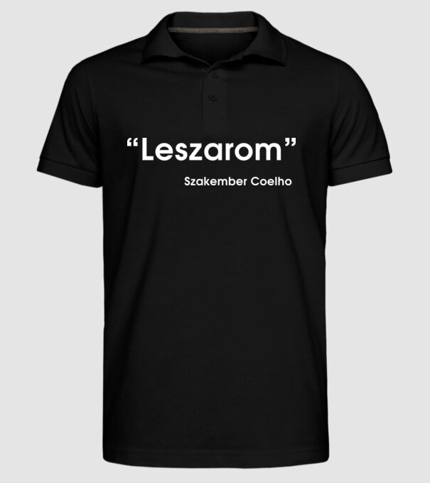  minta fekete pólón