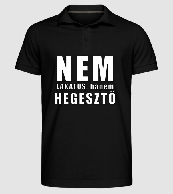  minta fekete pólón