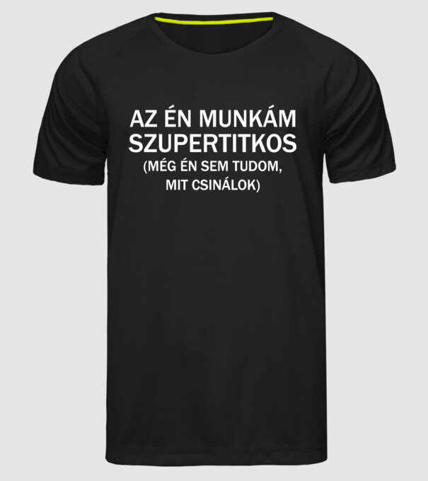  minta fekete pólón